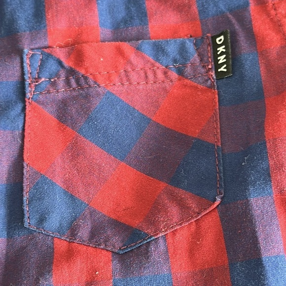 4T b’gosh jeans, DNKY but not plaid, short sleeve boys shirt - Picture 4 of 11